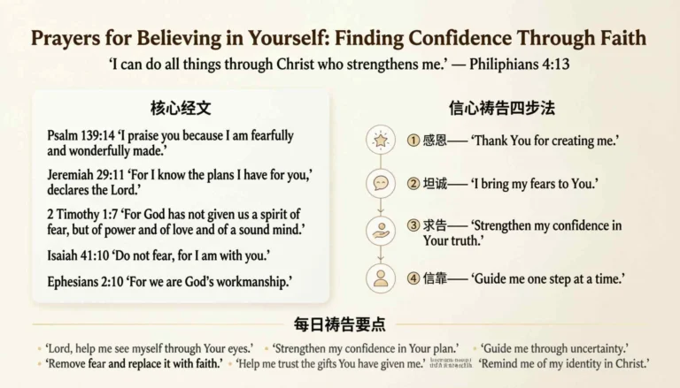 Prayers for Believing in Yourself