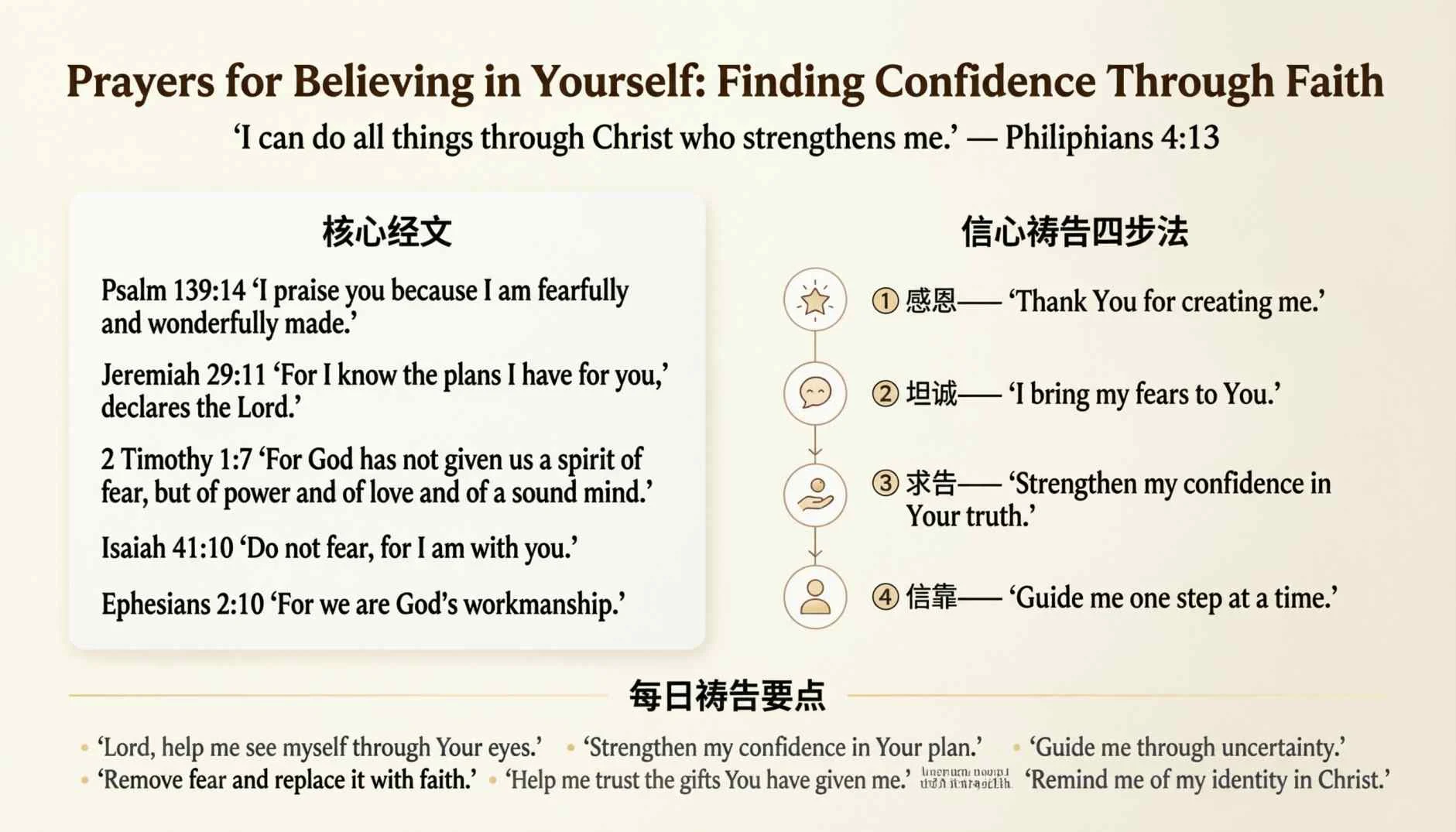 Prayers for Believing in Yourself