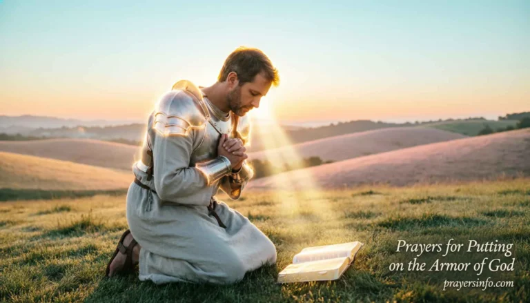 Prayers for Putting on the Armor of God