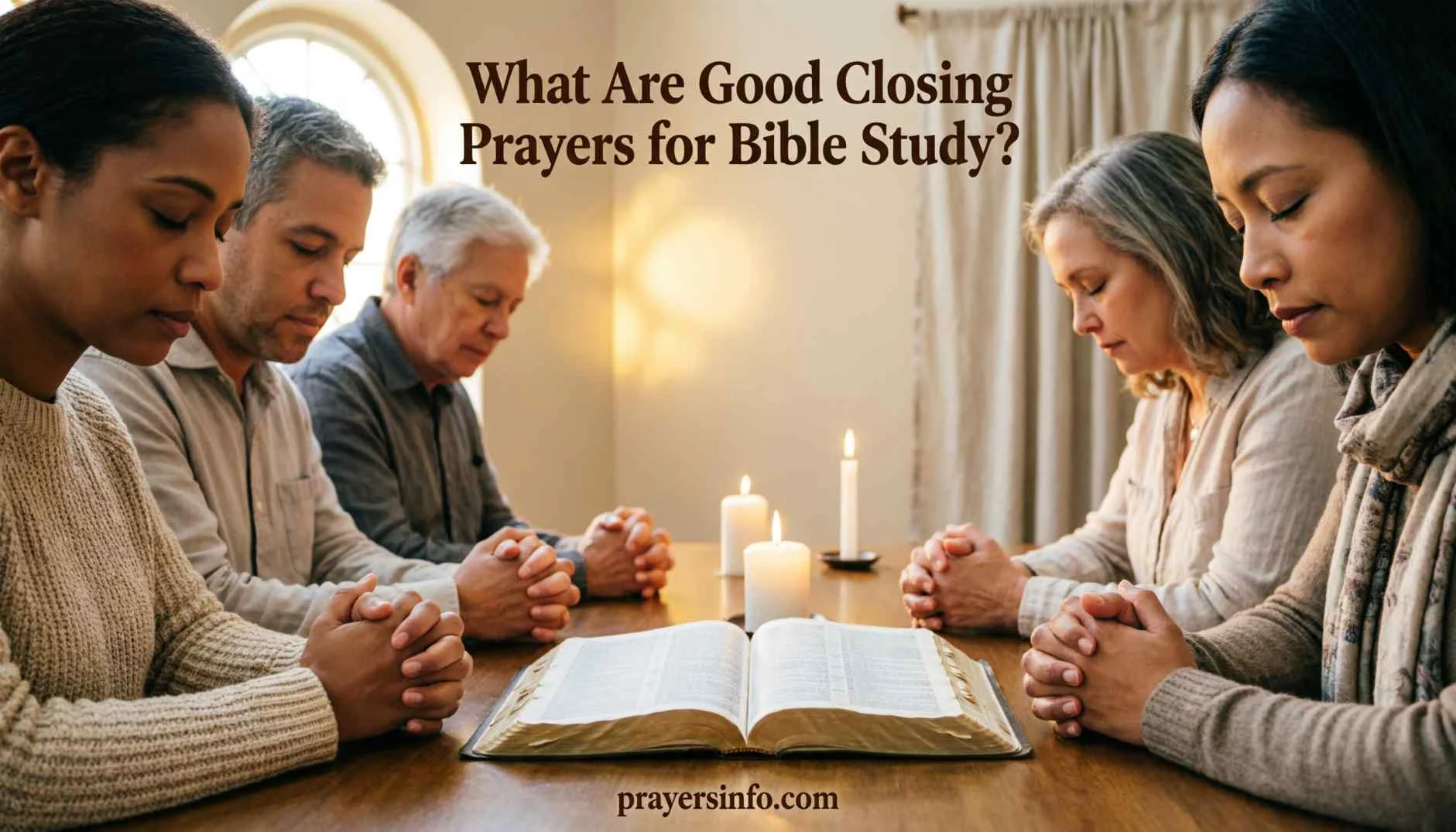 What Are Good Closing Prayers for Bible Study
