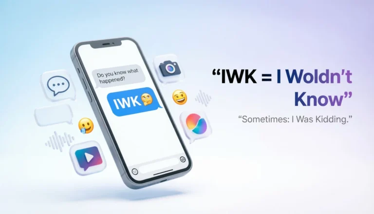 IWK Meaning in Text