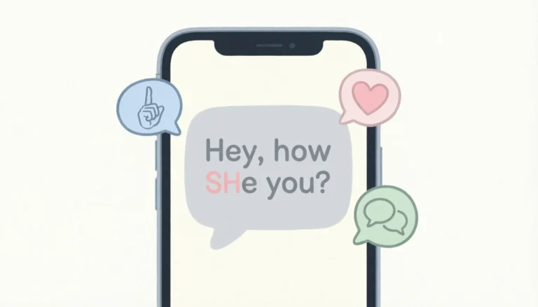 SH Meaning in Text